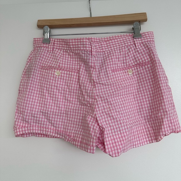 Ralph Lauren Sport Light Pink Gingham Shorts Sz 8 - Picture 2 of 4